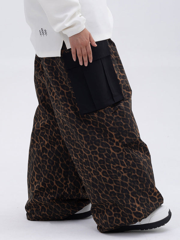 Mountain Chill Freestyle Prime Baggy Leopard Snowboardhose für Damen