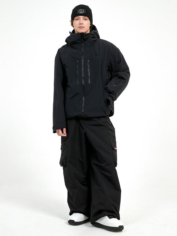 Robuster Mountain Pro Allwetter-Thermo-Schneeanzug für Herren, 3-lagig