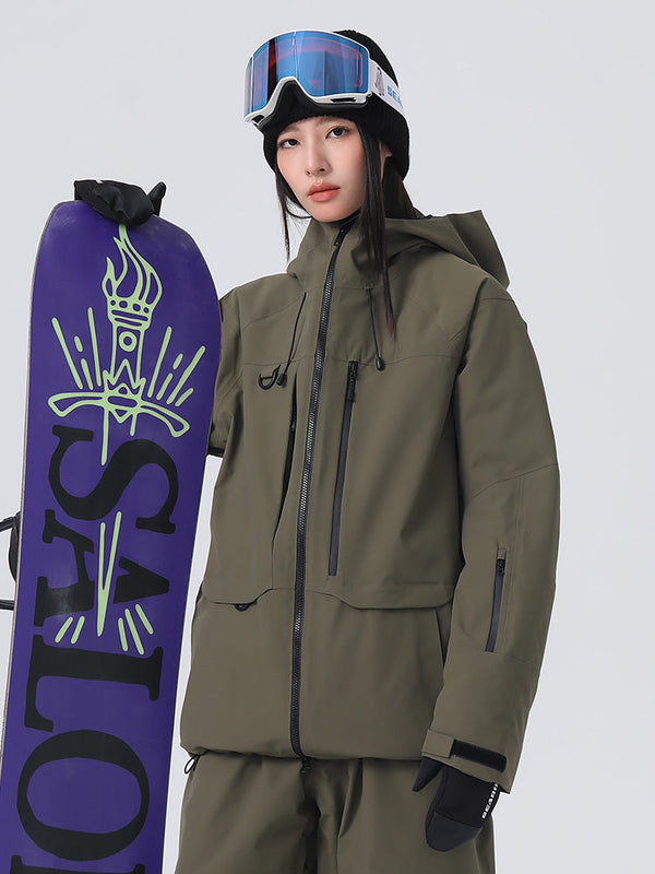 Women's Searipe Unisex All-Weather Mountain Rider Backcountry Utility Snow Jacket