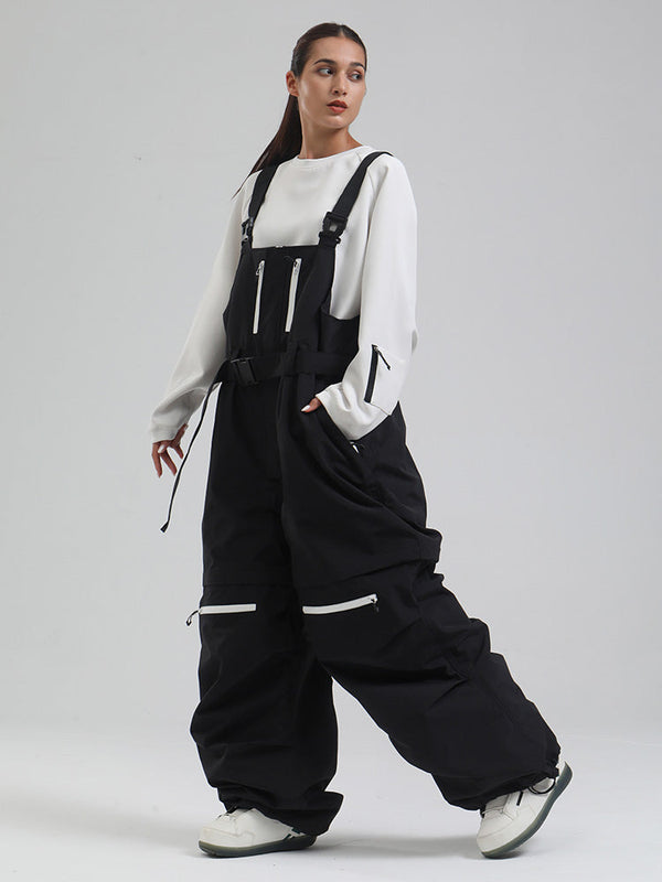 Gsou Snow Mountain Chill Freestyle Baggy Snowboard-Bibs für Damen