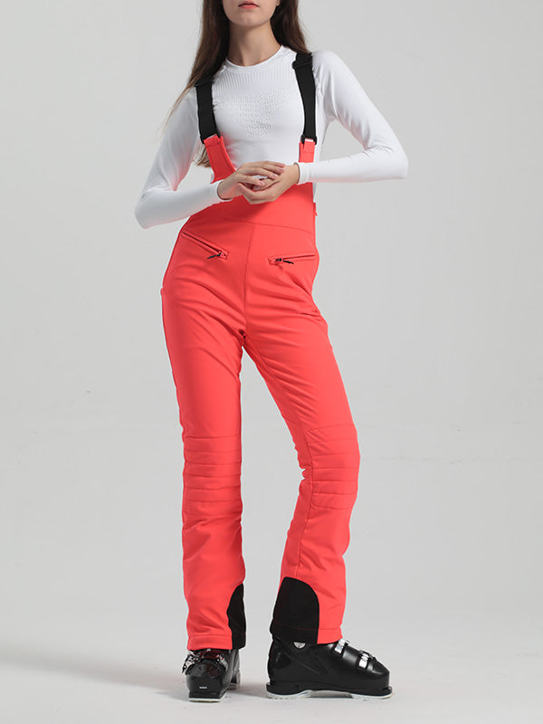 Gsou Snow Elegante Stretch-Skihose mit ausgestelltem Bein für Damen