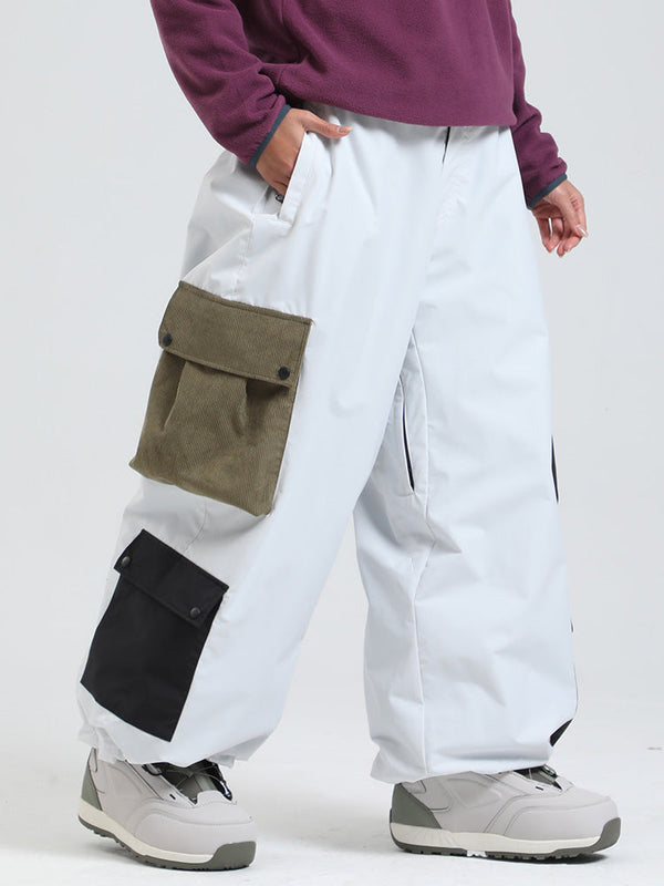 Gsou Snow Powder Chaser Oversized Baggy Snowboardhose für Damen