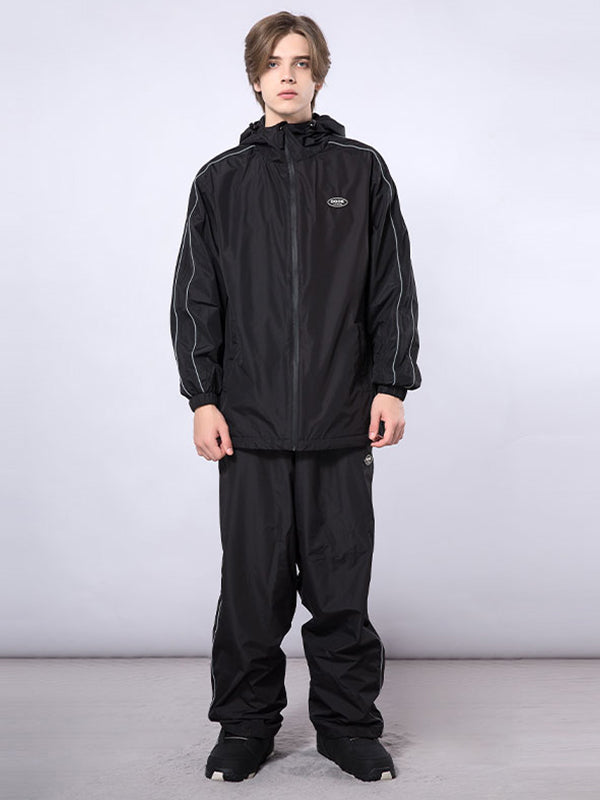 Dook Snow Track Stripe Snowboardjacke und -hose für Herren