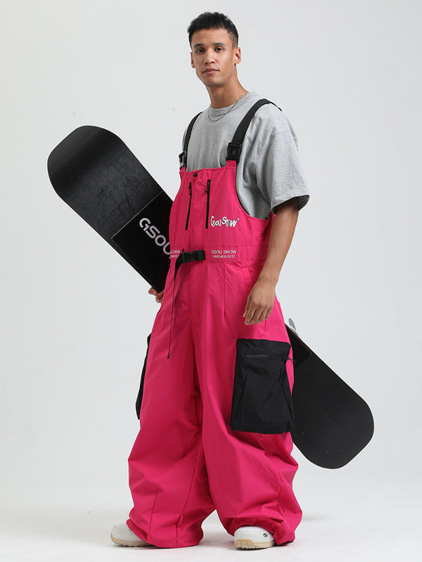 Gsou Snow Alpine Freestyle Extra-Baggy Skihose für Herren