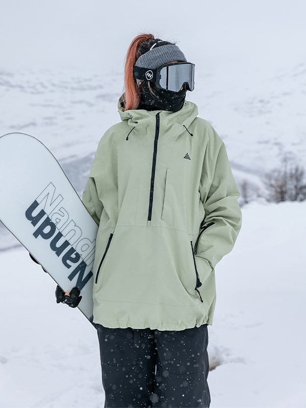 Nandn Snow Ace 3L wasserdichte Winter-Snowboardjacke für Damen