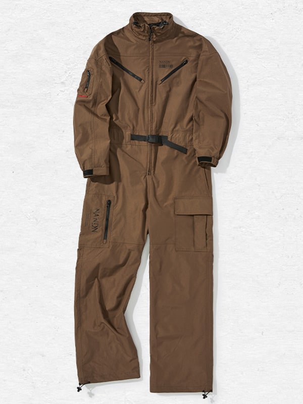 Damen-Schneeanzug Nandn Mountain Cargo Baggy Einteiler Schneeanzug