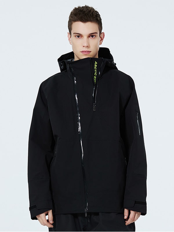Herren-Schneejacke SnowGuard mit Isolierung und zwei Reißverschlüssen