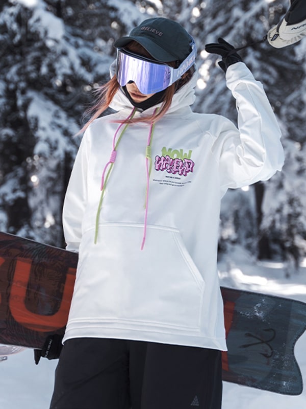 Damen-Snowboard-Hoodie „Nandn Mountain Chill Out Baggy“