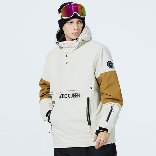 SnowCrest FrostTrek Anorakjacke für Damen mit halbem Reißverschluss