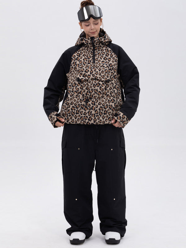 Freestyle-Skianzug für Damen im Bergtarn-Look – Bomberjacke & Baggy-Hose-Set