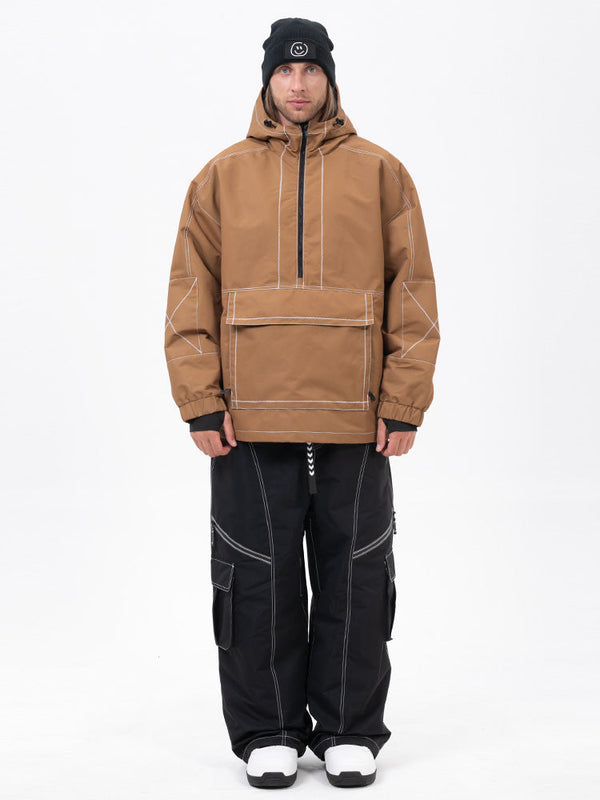 Mountain Vibe Pulloverjacke für Herren & Streetstorm Baggy-Schneehose Set