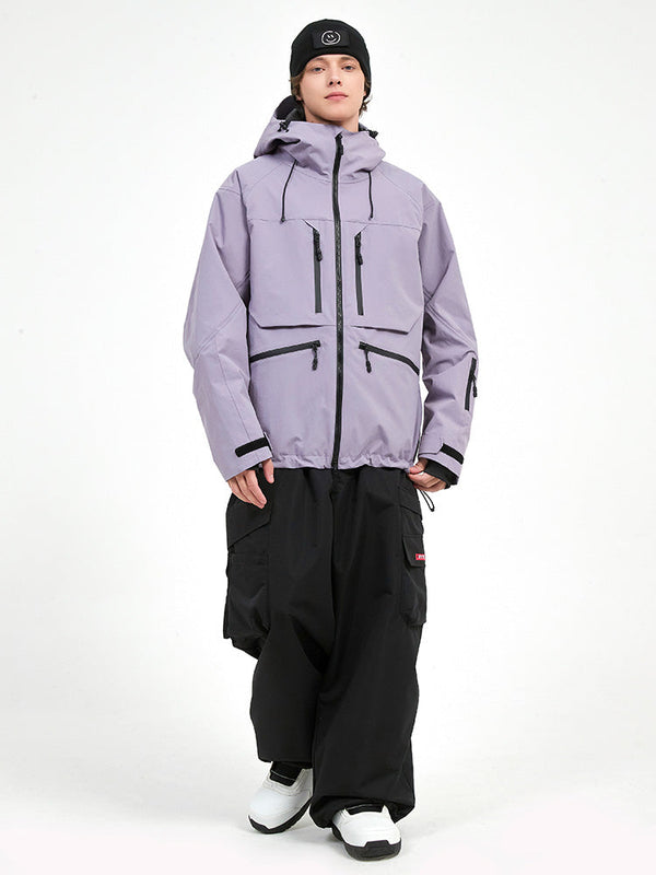 Strapazierfähiger Herren-Schneeanzug von Steeze HypeShred, Baggy Utility Cargo