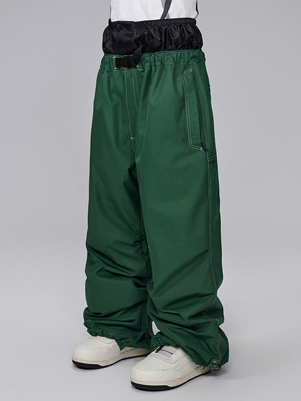 Herren Mountain Freerider Freestyle Snowboard Denim Jeans Baggy Snow Pants