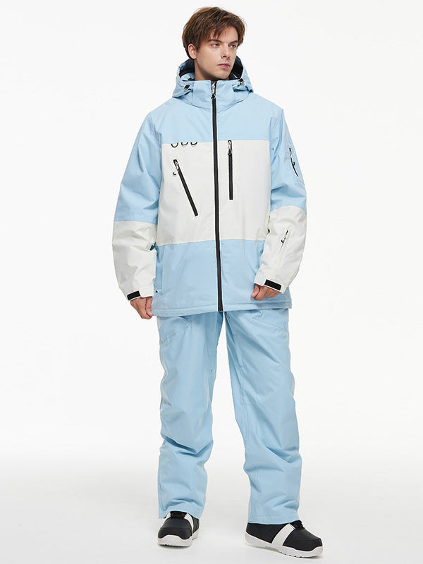 Herren-Thermo-Schneejacke und Latzhose für den Backcountry Mountain Explorer
