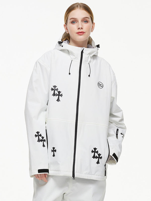 Arctic Queen Schneeflocken-Prinzessinnen-Fantasy-Schneejacke für Damen