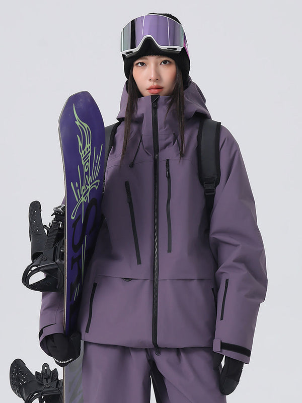 Women's Searipe Unisex Urban Ridge Mountain Freeride Baggy Snow Jacket