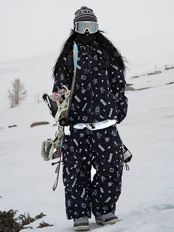 John Snow Damen-Schneeanzug „Legendary Graphic Freestyle Baggy Two Pieces“