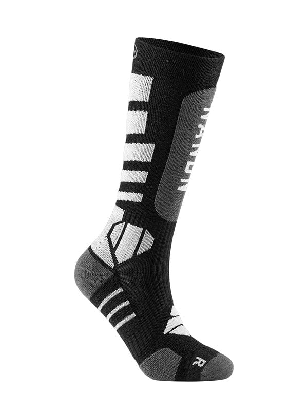 Nandn Unisex MountainTrail Warme Thermosocken aus Wolle, lang, Ski- und Snowboardsocken