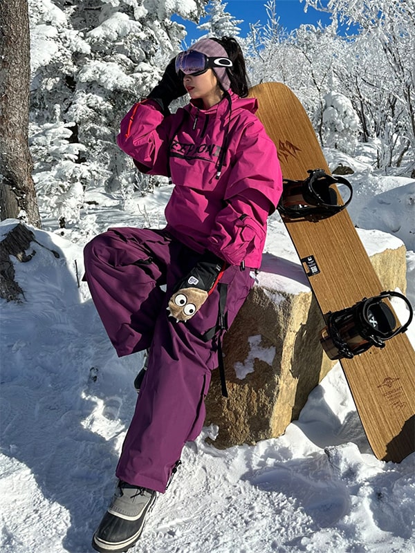 Damen-Schneeanzüge „Keep Money Mountain Chill Baggy“