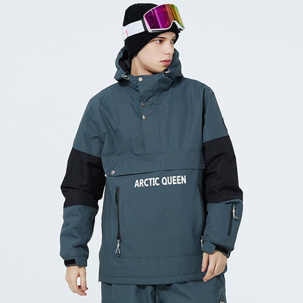 SnowCrest FrostTrek Anorakjacke für Damen mit halbem Reißverschluss
