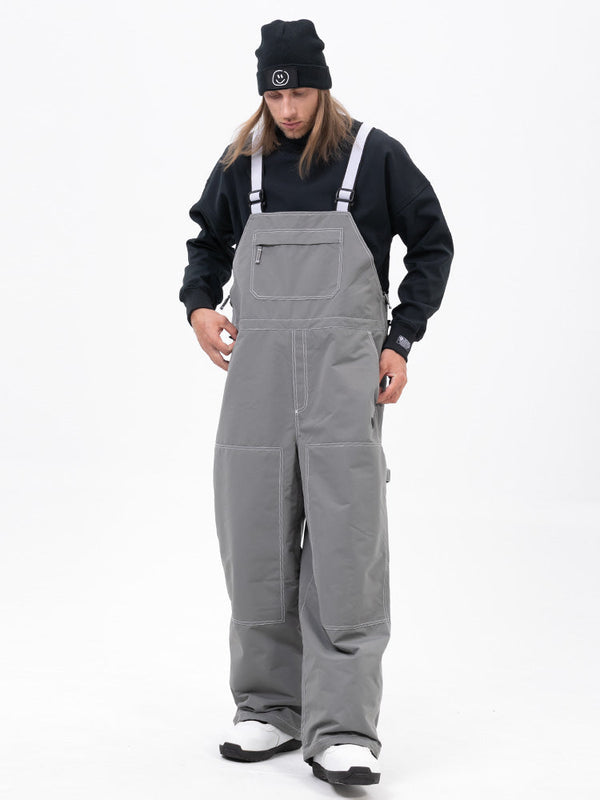 Herren City Chill Street Style Freerider Baggy Snow Bib Overalls