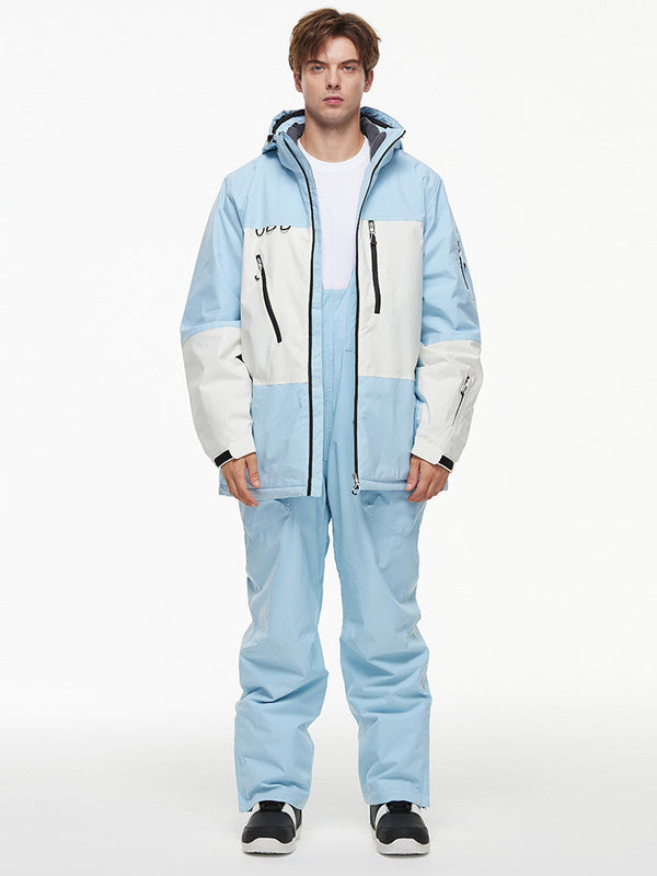 Herren-Thermo-Schneejacke und Latzhose für den Backcountry Mountain Explorer