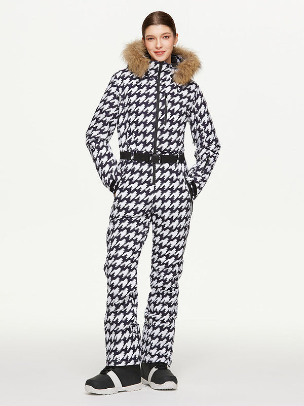 Arctic Queen Winter Fantasy Ganzkörper-Skioverall für Damen