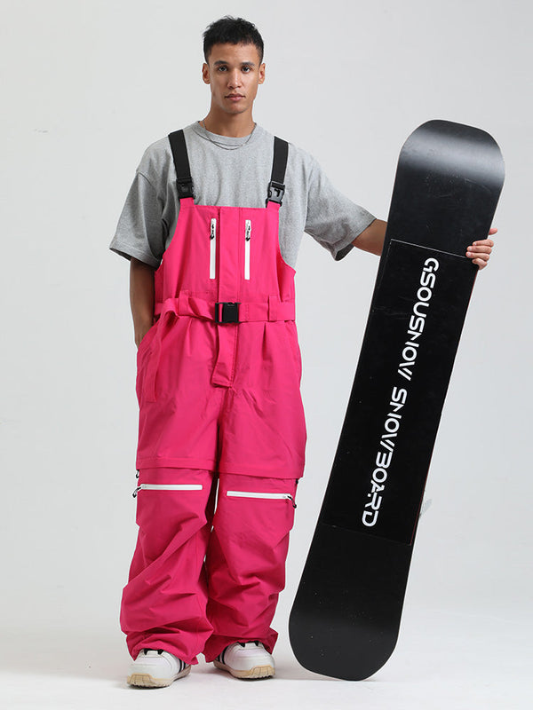 Men's Gsou Snow Mountain Chill Freestyle Baggy Snowboard Bibs