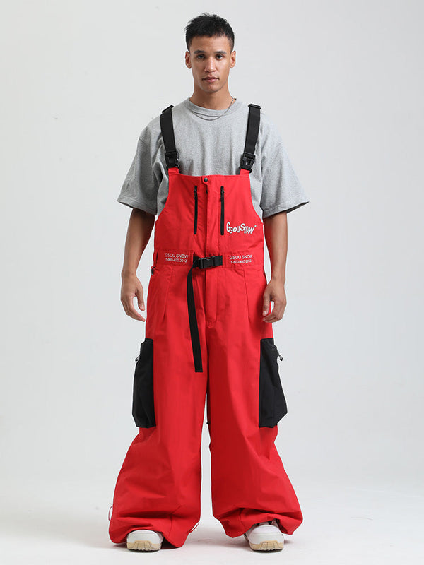 Gsou Snow Alpine Freestyle Extra-Baggy Skihose für Herren