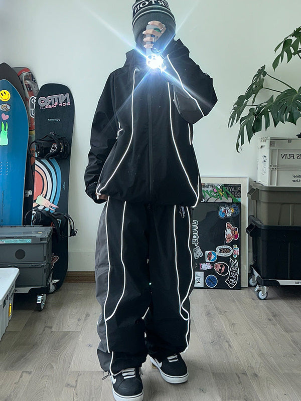 John Snow Mountain Breaker Light Reflective Zweiteiler-Schneeanzug für Damen