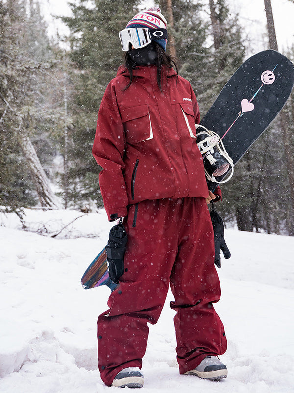 John Snow Damen-Skianzug im Urban Edge Streetwear-Stil, lässig geschnitten
