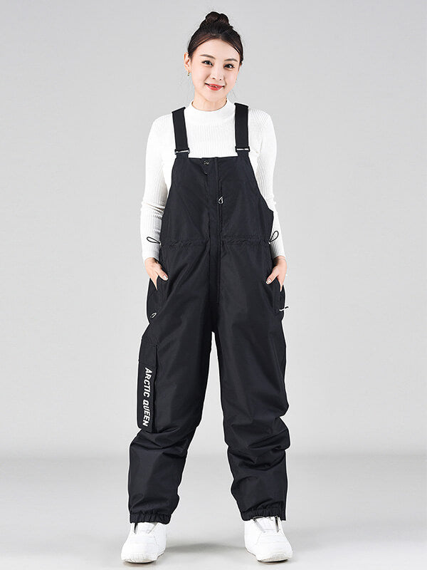 Damen-Winter-Snowboardhose mit Trägern