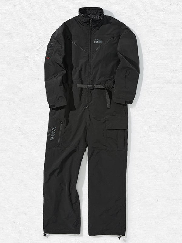 Damen-Schneeanzug Nandn Mountain Cargo Baggy Einteiler Schneeanzug