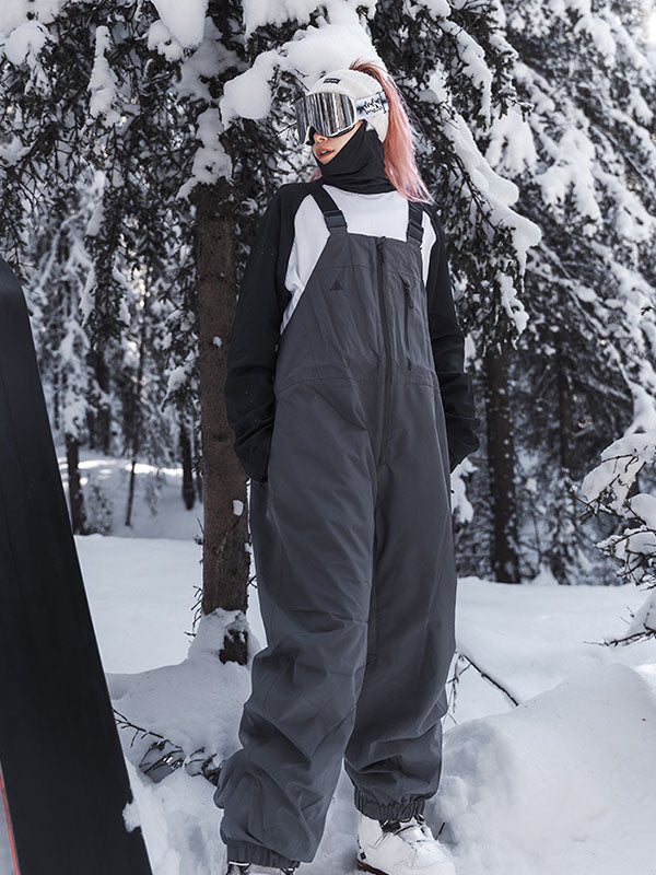 Damen Nandn Winter Star Baggy Mountain Snowboard-Ski-Latzhose