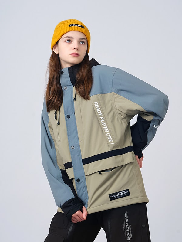 Nandn Snow Vanquisher Winter Fashion Ski-Snowboardjacke für Damen