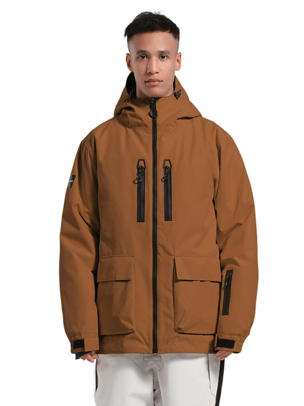 Gsou Snow Winter Ranger Cargo Snowboardjacke für Herren