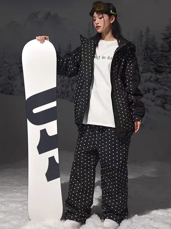 Damen-Skianzüge „Mountain Fancy Polka Dot Stars Freestyle“