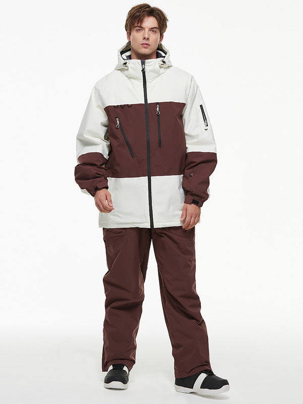 Herren-Thermo-Schneejacke und Latzhose für den Backcountry Mountain Explorer