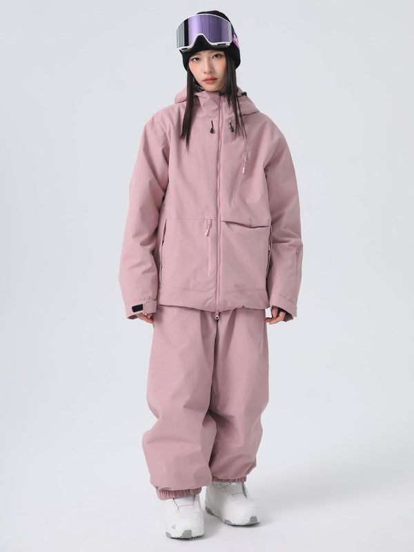 Women's Searipe Unisex Durable Mountain Rider All-Weather Baggy Snow Suit