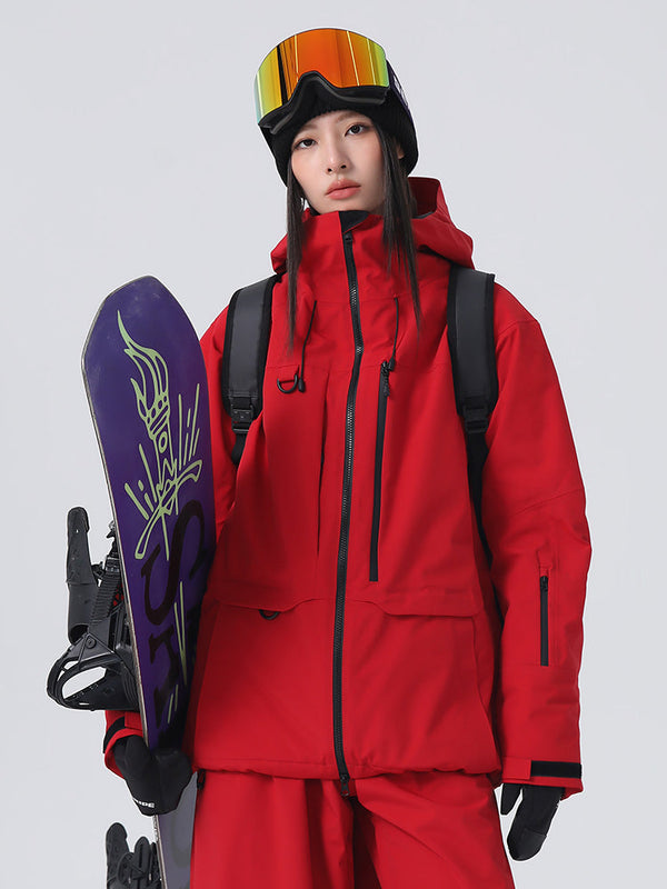 Women's Searipe Unisex All-Weather Mountain Rider Backcountry Utility Snow Jacket