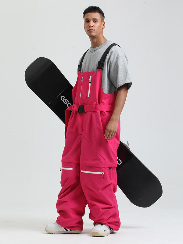 Gsou Snow Mountain Chill Freestyle Baggy Snowboard-Bibs für Herren