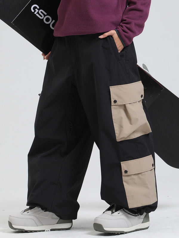 Gsou Snow Powder Chaser Oversized Baggy Snowboardhose für Damen