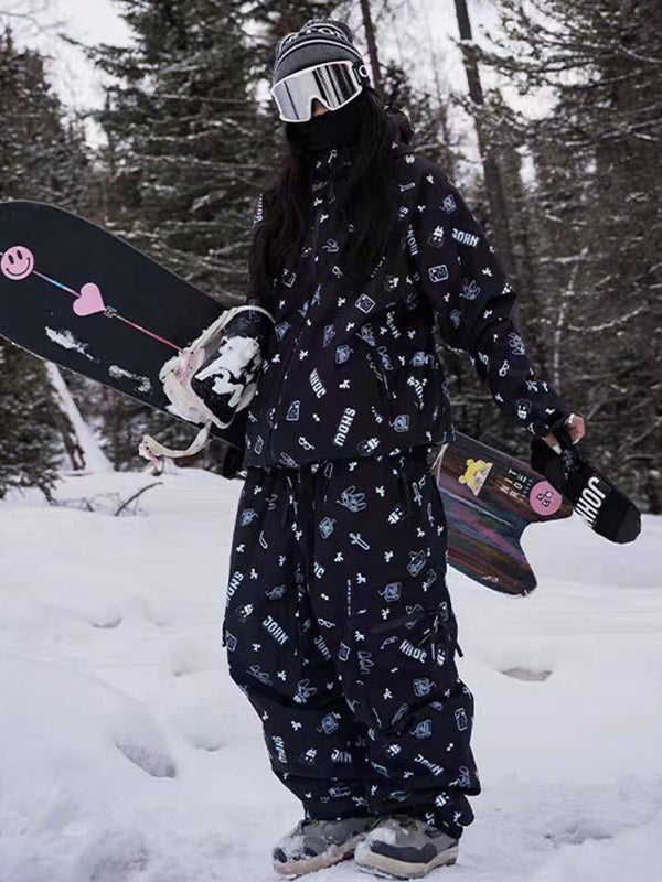 John Snow Damen-Schneeanzug „Legendary Graphic Freestyle Baggy Two Pieces“