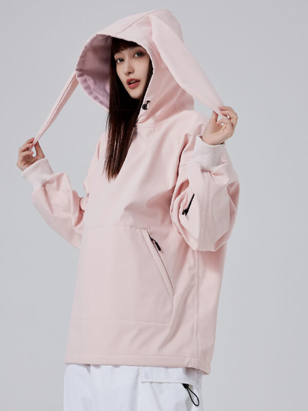 Dook Snow Iconic Rabbit Fleece-Hoodie für Damen
