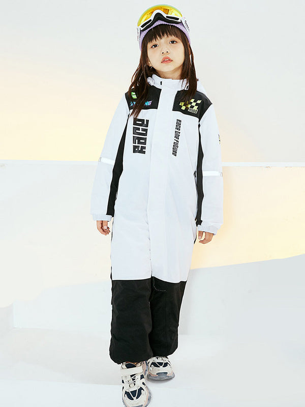 Nandn Kinder Unisex Winter Alpine Abenteuer Wasserdichter Einteiler Schneeanzug
