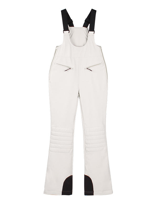 Gsou Snow Elegante Stretch-Skihose mit ausgestelltem Bein für Damen