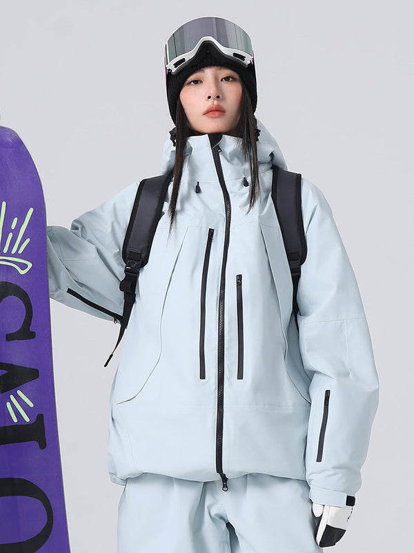 Women's Searipe Unisex Durable Mountain Rider All-Terrain Baggy Snow Jacket