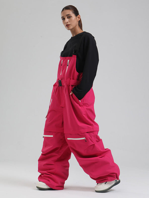 Gsou Snow Mountain Chill Freestyle Baggy Snowboard-Bibs für Damen