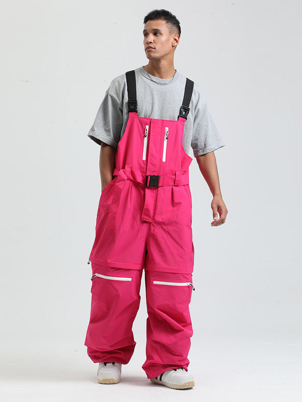 Men's Gsou Snow Mountain Chill Freestyle Baggy Snowboard Bibs