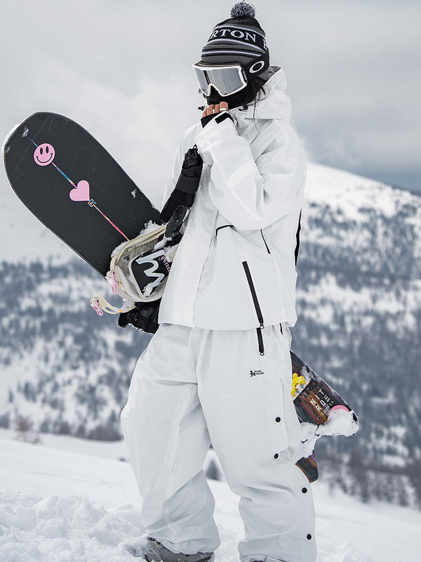 John Snow Damen-Skianzug im Urban Edge Streetwear-Stil, lässig geschnitten
